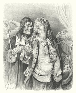 拉封丹寓言：医生们（雕刻） 作者 古斯塔夫·多尔（Gustave Dore）