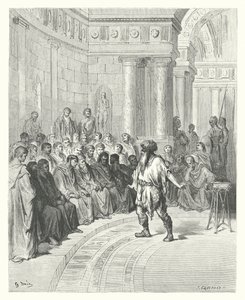 拉封丹寓言：多瑙河畔的农民（雕刻） 作者 古斯塔夫·多尔（Gustave Dore）