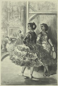塞维利亚圣费尔南多剧院的Fandango 作者 古斯塔夫·多尔（Gustave Dore）