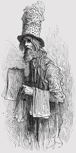 苍蝇纸商》，1872年。   作者 古斯塔夫·多尔（Gustave Dore）