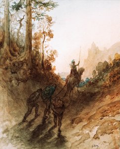 巨人被俘，c。 1869-83（水彩） 作者 古斯塔夫·多尔（Gustave Dore）