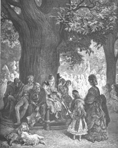 大树-肯辛顿花园》，1872年。   作者 古斯塔夫·多尔（Gustave Dore）