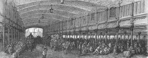 大仓库-圣凯瑟琳码头》，1872年。   作者 古斯塔夫·多尔（Gustave Dore）