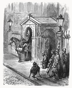 马队卫队》，1872年。   作者 古斯塔夫·多尔（Gustave Dore）
