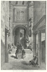 塞维利亚大教堂 "佩尔登门"（雕刻） 作者 古斯塔夫·多尔（Gustave Dore）