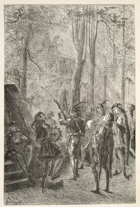 加利斯爵士婚姻的欢乐，来自查尔斯亨利汉森的亚瑟王日故事，pub.1898 作者 古斯塔夫·多尔（Gustave Dore）