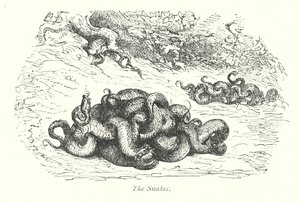 蛇（雕刻） 作者 古斯塔夫·多尔（Gustave Dore）