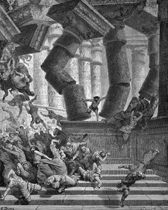 参孙之死 - 圣经 作者 古斯塔夫·多尔（Gustave Dore）