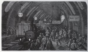 工人的火车- 作者 古斯塔夫·多尔（Gustave Dore）