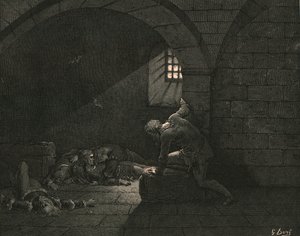 然后，斋戒掌握了悲伤，c1890。 作者 古斯塔夫·多尔（Gustave Dore）