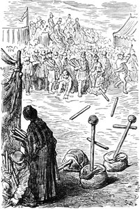 一分钱三根棍》，1872年。   作者 古斯塔夫·多尔（Gustave Dore）