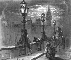 维多利亚堤坝》，1872年。 作者 古斯塔夫·多尔（Gustave Dore）