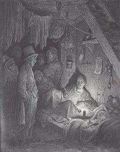 伦敦维多利亚时代的鸦片烟馆 作者 古斯塔夫·多尔（Gustave Dore）