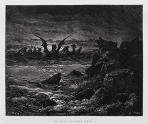 先知但以理的异象，《多尔圣经》插图 作者 古斯塔夫·多尔（Gustave Dore）