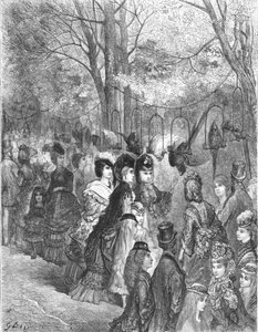 动物园--鹦鹉之路》，1872年。   作者 古斯塔夫·多尔（Gustave Dore）