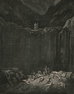 追求无限的正义，注定要惩罚伪造者，c1890 作者 古斯塔夫·多尔（Gustave Dore）