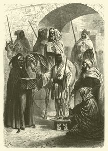 Tax collection in Morocco (engraving) 作者 古斯塔夫·珍妮特（Gustave Janet）