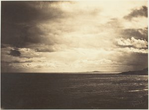 多云的天空，地中海，1857年。 作者 古斯塔夫·勒格雷