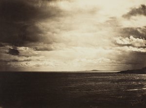 多云的天空，地中海，1857年 作者 古斯塔夫·勒格雷