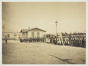 轻步兵士兵，沙隆营地 作者 古斯塔夫·勒格雷