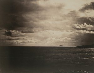 地中海与阿格德山，1857年。 作者 古斯塔夫·勒格雷