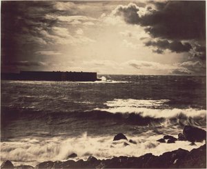 大浪，塞特，1857年。 作者 古斯塔夫·勒格雷