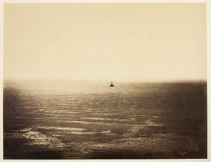 蒸汽船》，1856年。 作者 古斯塔夫·勒格雷