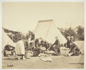 无题[Zouaves]，1857年。   作者 古斯塔夫·勒格雷