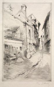 特鲁瓦的学校街 作者 古斯塔夫·莱休特（Gustave Leheutre）