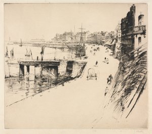 特雷波特大坝 作者 古斯塔夫·莱休特（Gustave Leheutre）
