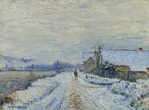 图尔内多斯的雪景，1899年