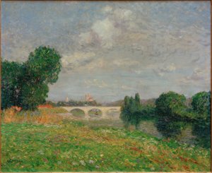 南特的Perronet桥 作者 Gustave Loiseau