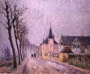 波特韦斯码头，蓬图瓦兹 作者 古斯塔夫·洛索（Gustave Loiseau）