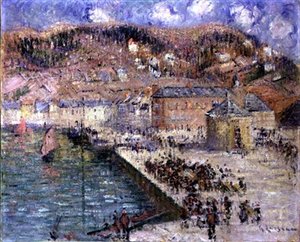 鱼市场 作者 古斯塔夫·洛索（Gustave Loiseau）