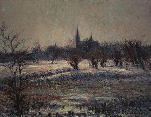 白霜 作者 古斯塔夫·洛索（Gustave Loiseau）