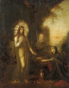 基督和抹大拉的马利亚 作者 古斯塔夫·莫罗（Gustave Moreau）