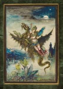 东方或周边之梦，约1881年 作者 古斯塔夫·莫罗（Gustave Moreau）
