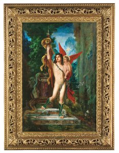杰森和爱罗斯（Jason and Eros），1890-91年 作者 古斯塔夫·莫罗（Gustave Moreau）