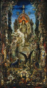 木星和塞梅勒，1894-95 作者 古斯塔夫·莫罗（Gustave Moreau）