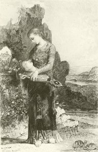 俄耳甫斯（雕刻） 作者 古斯塔夫·莫罗（Gustave Moreau）