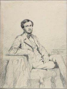 欧仁-拉谢乌雷肖像 作者 古斯塔夫·莫罗（Gustave Moreau）