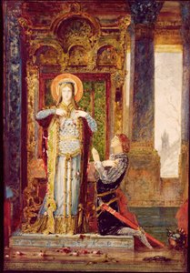 匈牙利的圣伊丽莎白，或玫瑰的奇迹，1879年 作者 古斯塔夫·莫罗（Gustave Moreau）