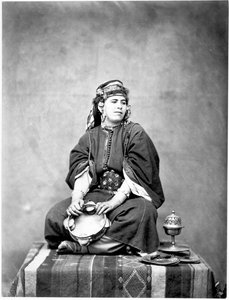 阿尔及利亚的后宫奴隶，1859年（蛋白质从湿火棉胶打印）