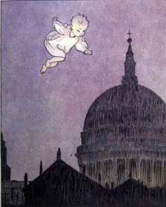 詹姆斯-马修-巴利（JM 或 J. M. Barrie）的寓言故事《彼得-潘的故事》插图 作者 古斯塔沃·古斯塔维诺·罗索