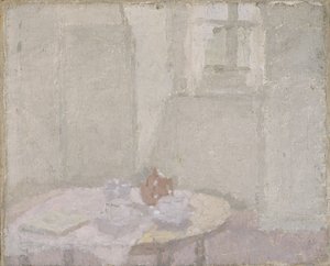 小室内》，约 1926 年（布面油画） 作者 格温·约翰