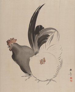 公鸡和母鸡，1887-92。