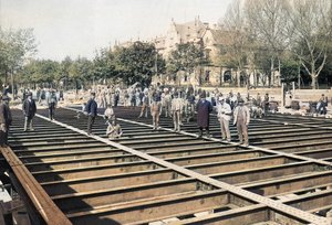 1896-17 铁路竞技场道路 Klösz György 2（彩色） 作者 吉尔吉·克洛什