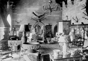 大会堂，沃里克城堡，1924-1926年。 作者 汉王