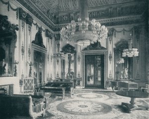 白金汉宫的白色客厅，c1899年，1901年 作者 汉王