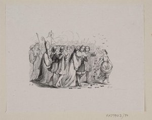 安徒生《童话和故事》第 1 卷中 "野天鹅 "的插图安徒生，《童话和故事》，第 1 卷 作者 惠普汉森
